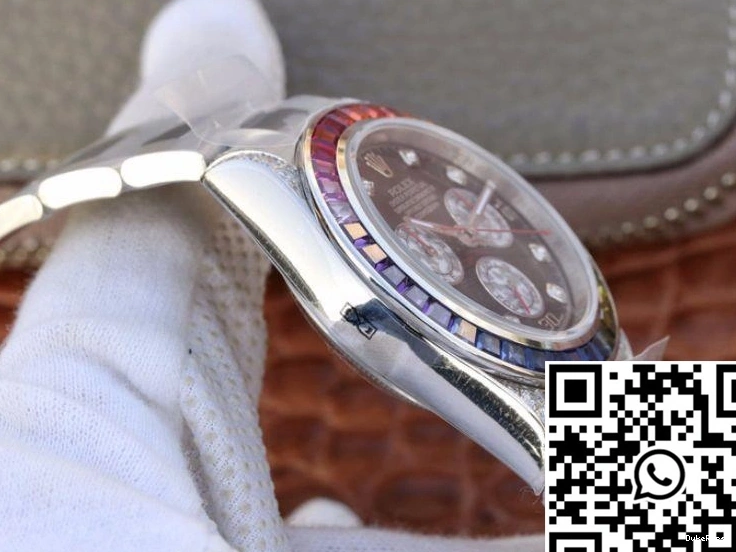 Cosmograph Dial Rolex BL 116595RBOW Factory Black Daytona Rainbow 0407